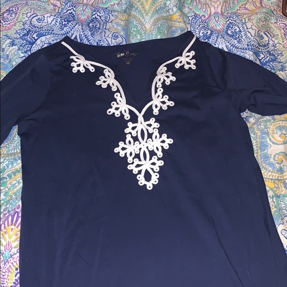 Lilly Pulitzer baby blue dress - Picture 2 of 3